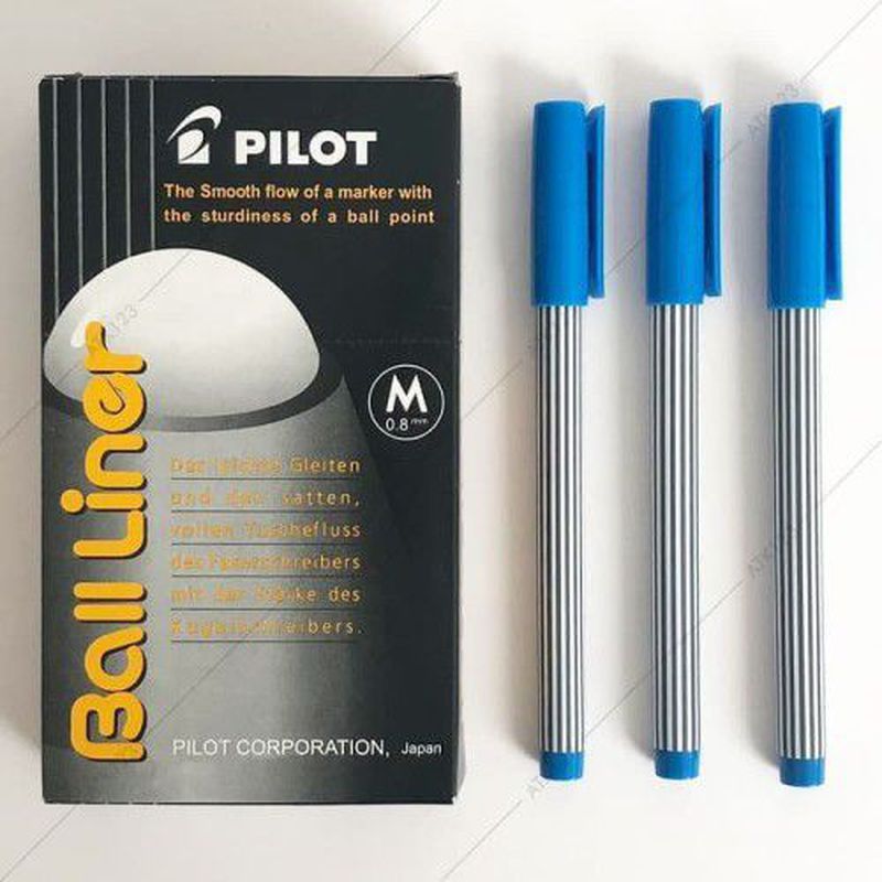 Ballpoint Balliner Pilot 0.8mm Medium - Hitam