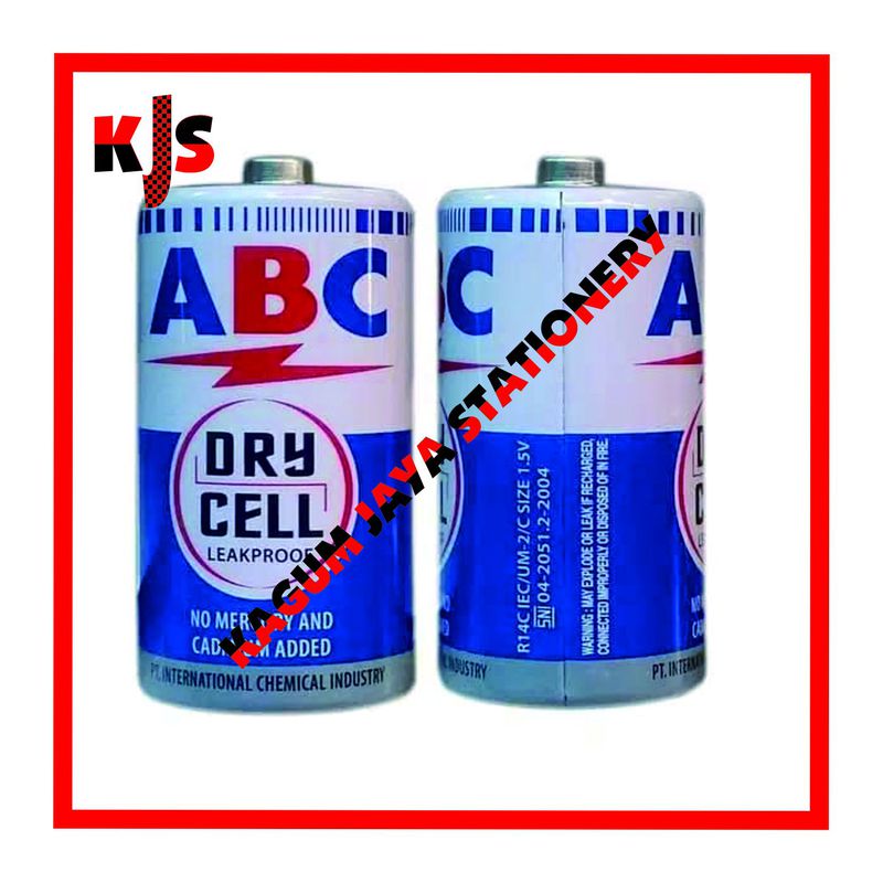 BATERAI ABC SEDANG R14C - KJS 443