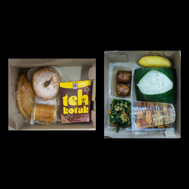 nasi kotak dan snack