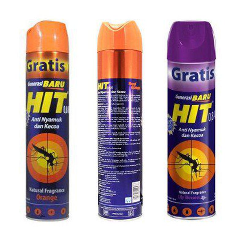 Hit Aerosol Orange 600ml 75ml 