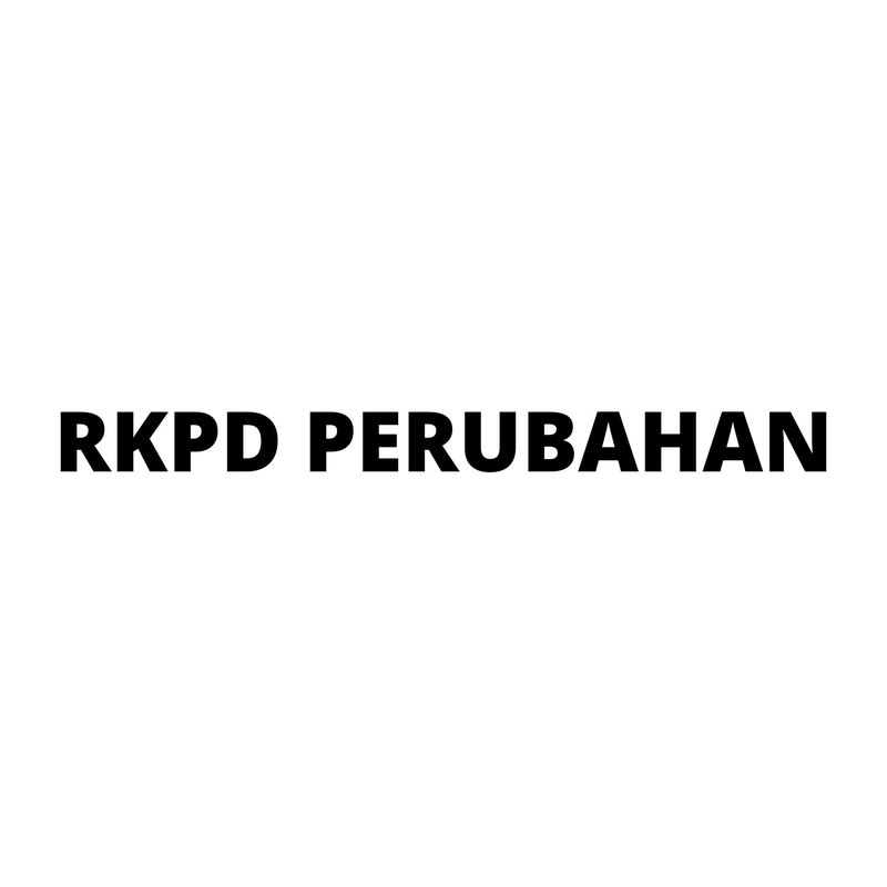 RKPD PERUBAHAN