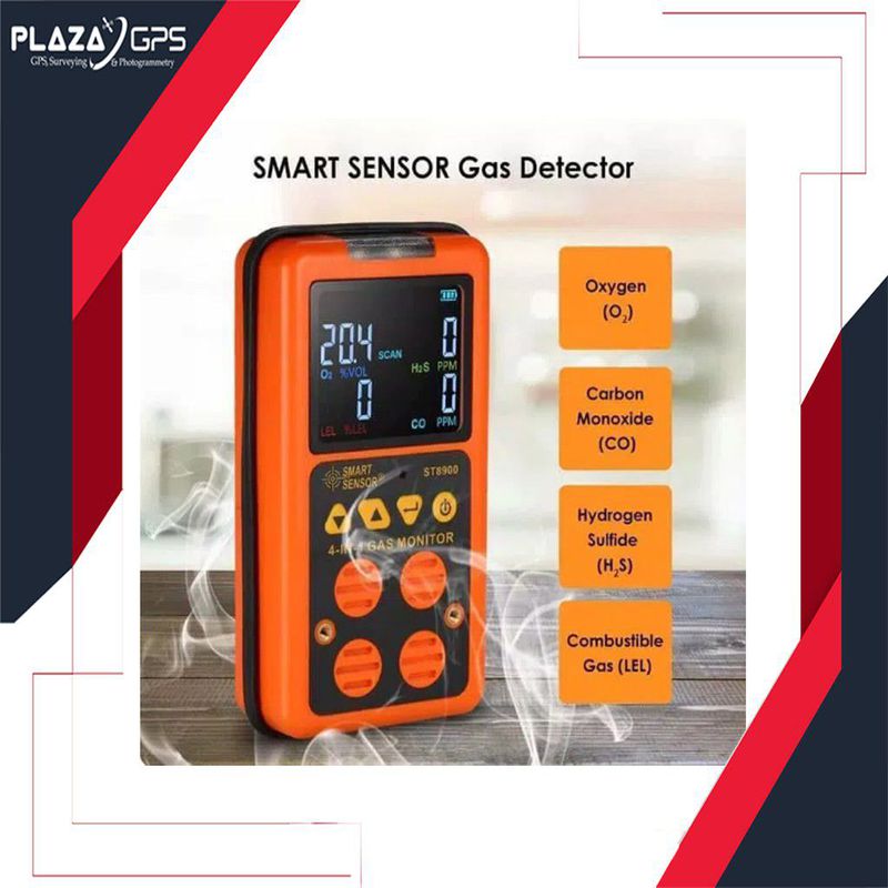 Multi Gas Detector Smart Sensor ST8900 4 in 1 Detector