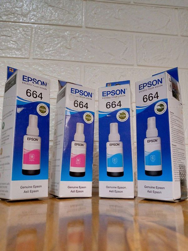 Tinta Epson 664 Merah