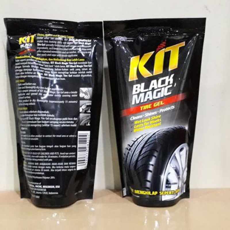 Kit Black Magic Tire Gel Semir Ban Refill 200ml