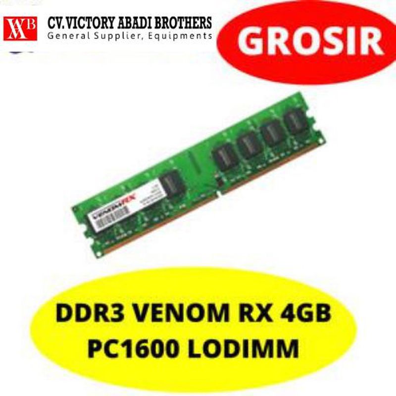 DDR3 VENOM RX 4GB PC1600 LODIMM