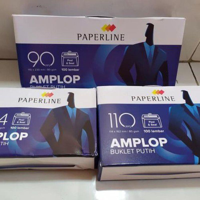 Amplop Buklet Putih Polos - 90pps