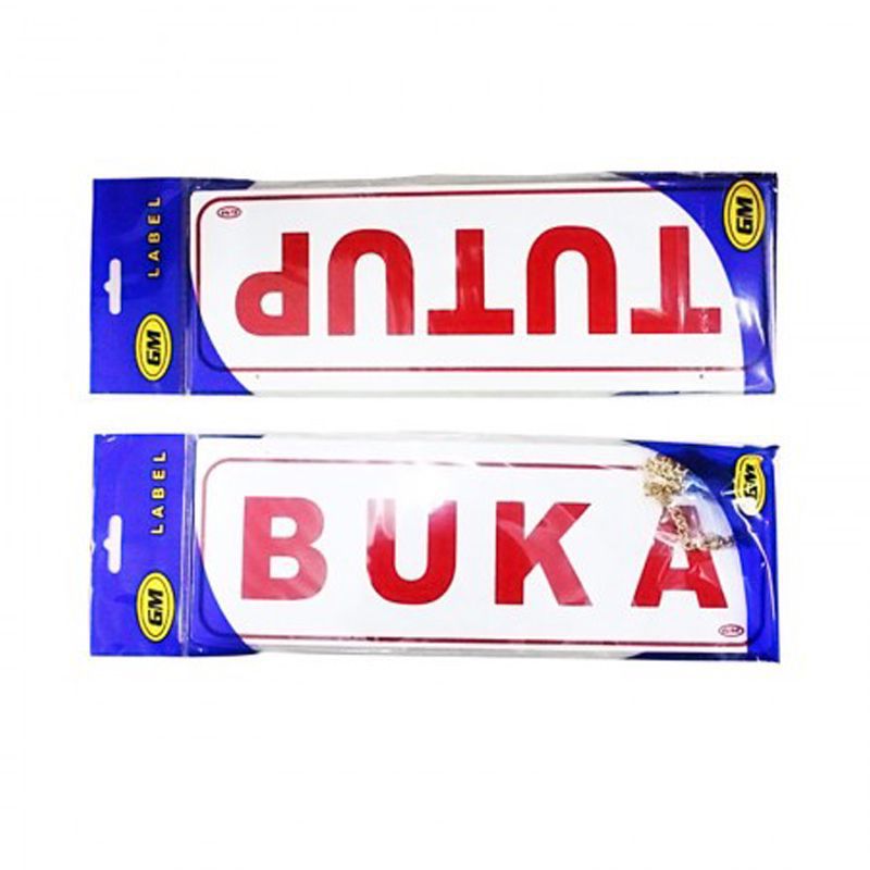 GM Label Besar Buka Tutup (10x30) LB 101