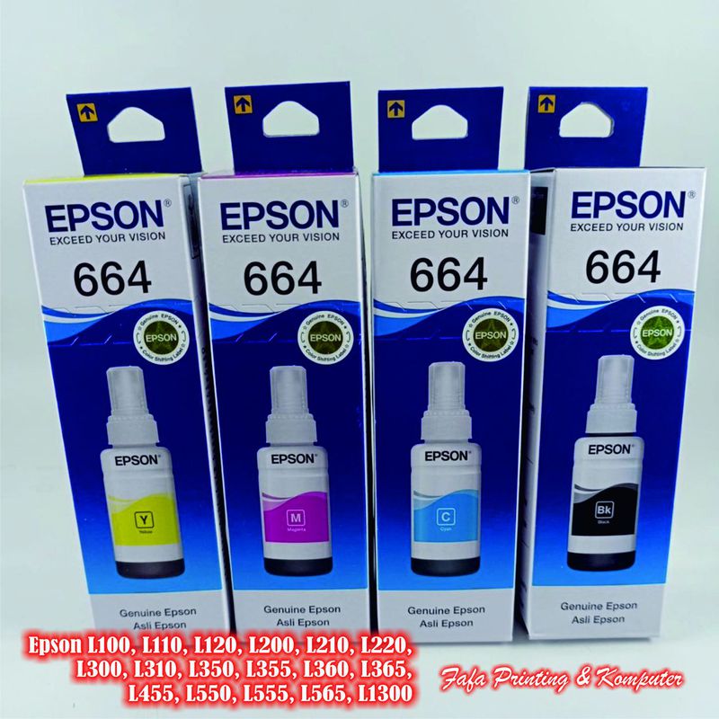 Tinta Epson 664 - Merah