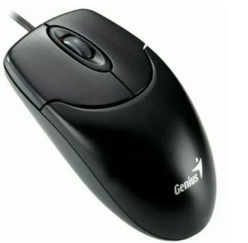MOUSE OPTIK ORIGINAL GENIUS KABEL USB LAPTOP KOMPUTER PC WINDOWS INTEL