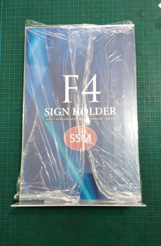 Sign Holder Acrylic F4 - 2 Side