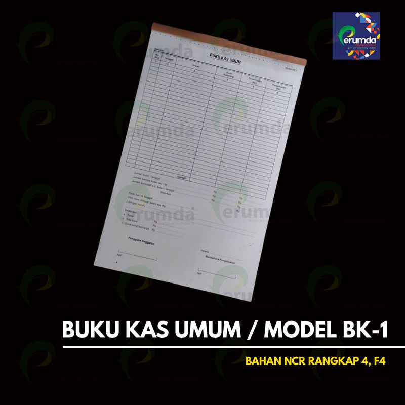 BUKU KAS UMUM / MODEL BK1