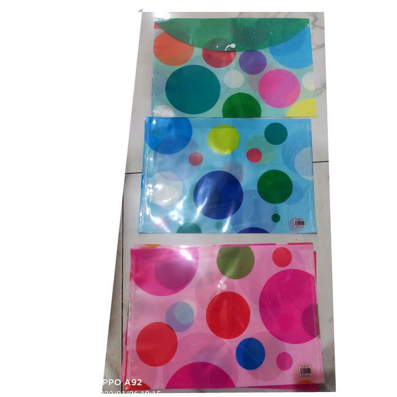 Stopmap Plastik Kancing Motif