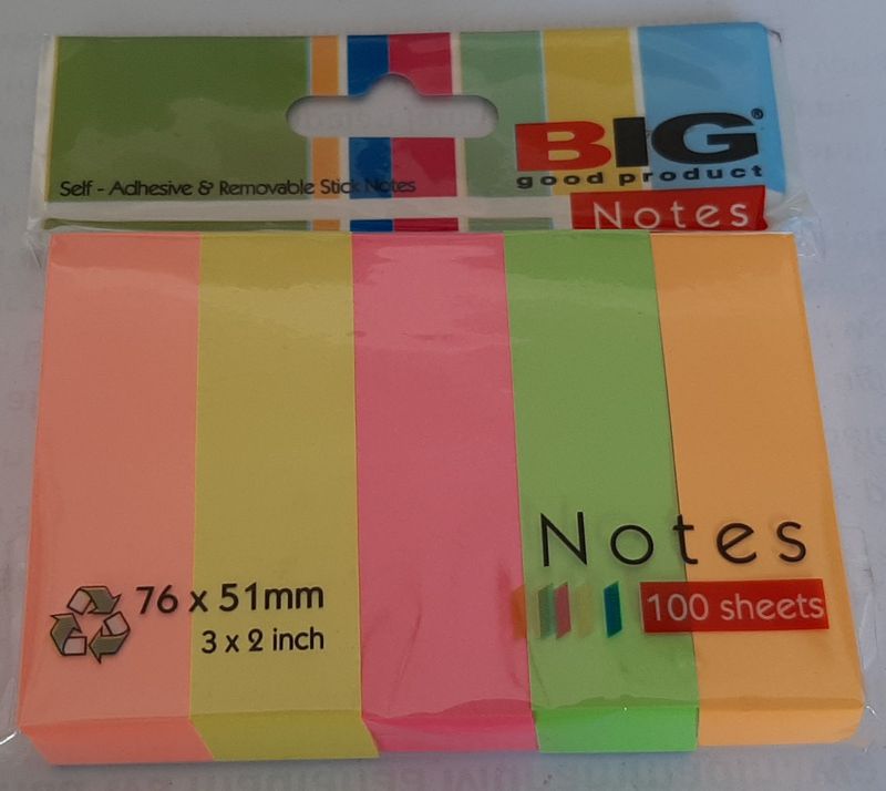 POST IT BIG 5 WARNA (76x51)