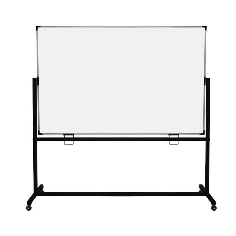 Standing Whiteboard 2 Muka dengan ukuran 180 x 120 cm