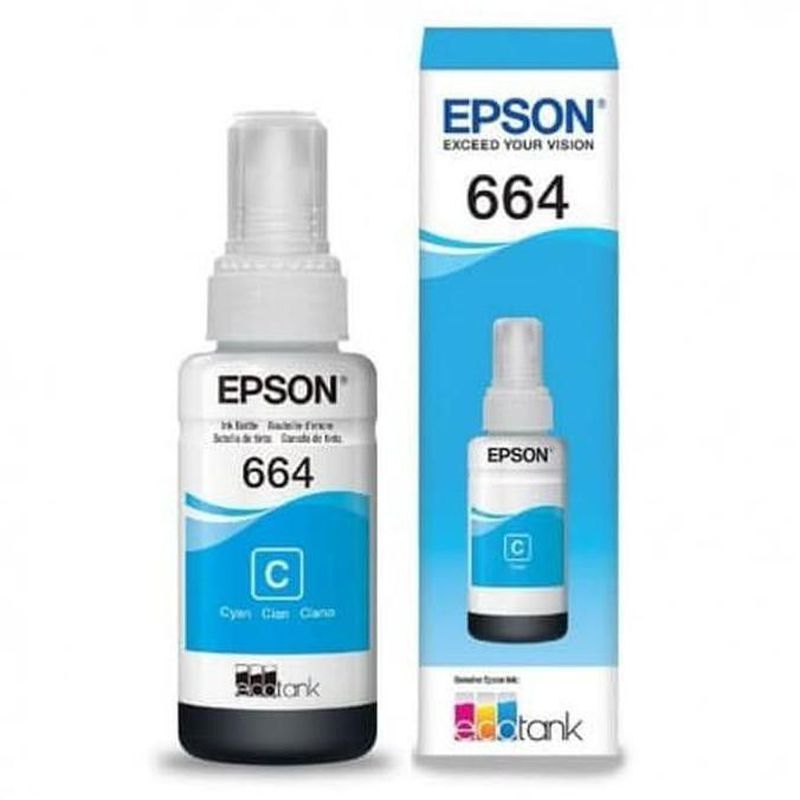 Tinta Epson T664 Warna Biru 1065