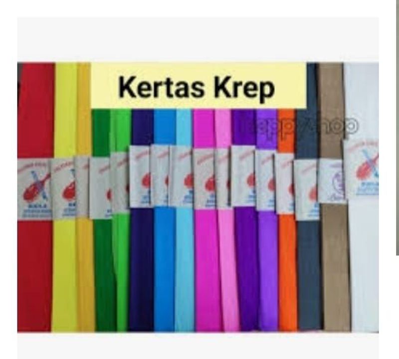 kertas krep - Hitam