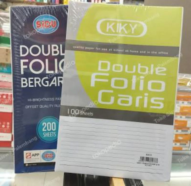Kertas Folio Bergaris