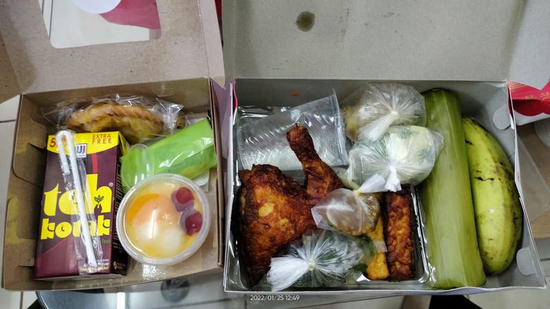 snack box tambah nasi kotak lengkap