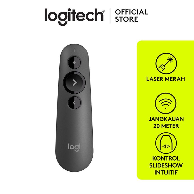Pointer Logitech R500 Remote Presenter Wireless / Bluetooth dengan ...