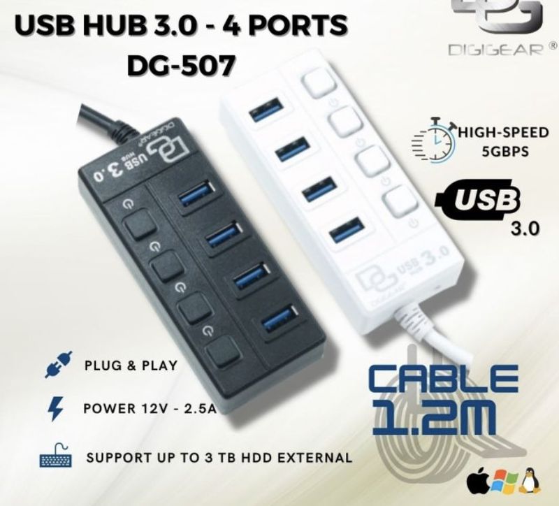 Port Usb Digigear 3.0 4 port usb hub