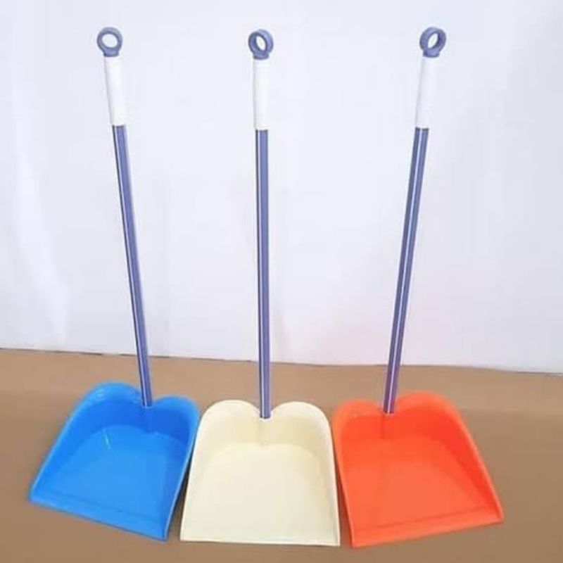 Serokan Sampah / Pengki gagang Plastik - Orange