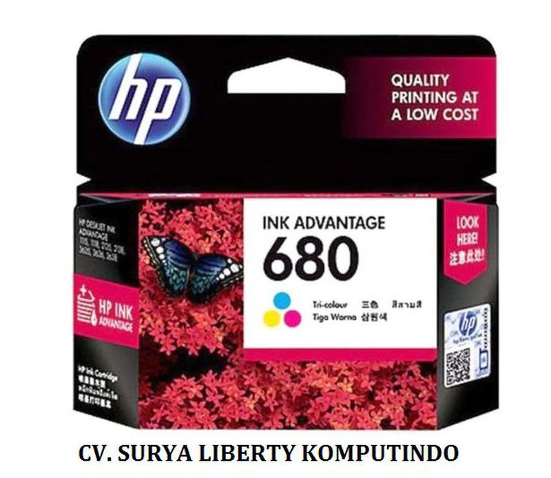 HP 680 Original Ink Cartridge - Colour catrik