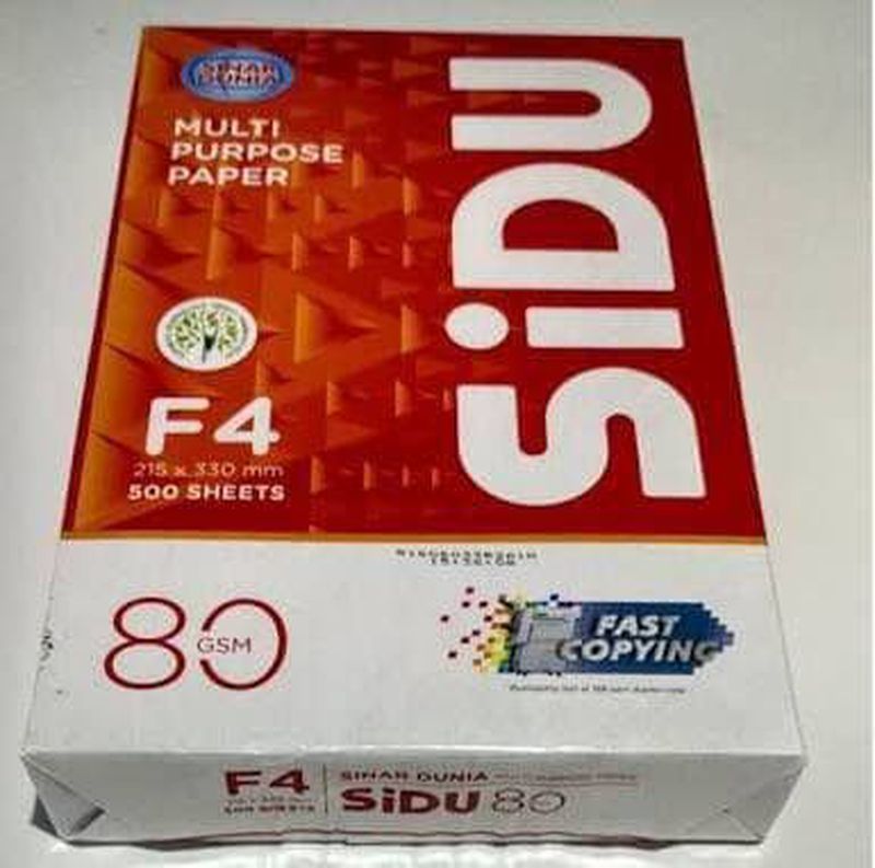 Kertas Sidu F4 80gsm