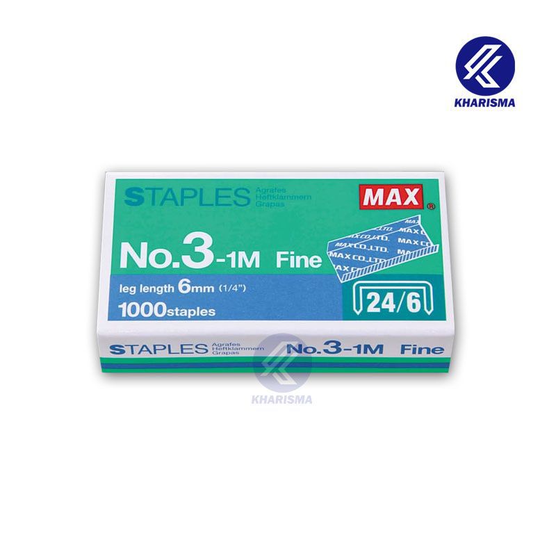 Staples / Isi Stapler / Refill Stapler Max No. 3