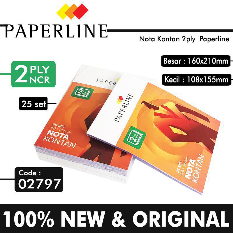 NOTA BESAR 2 PLY PAPERLINE
