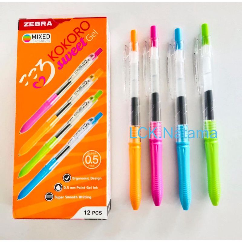 Ballpoint Gel Zebra Kokoro CV Anugrah Jaya
