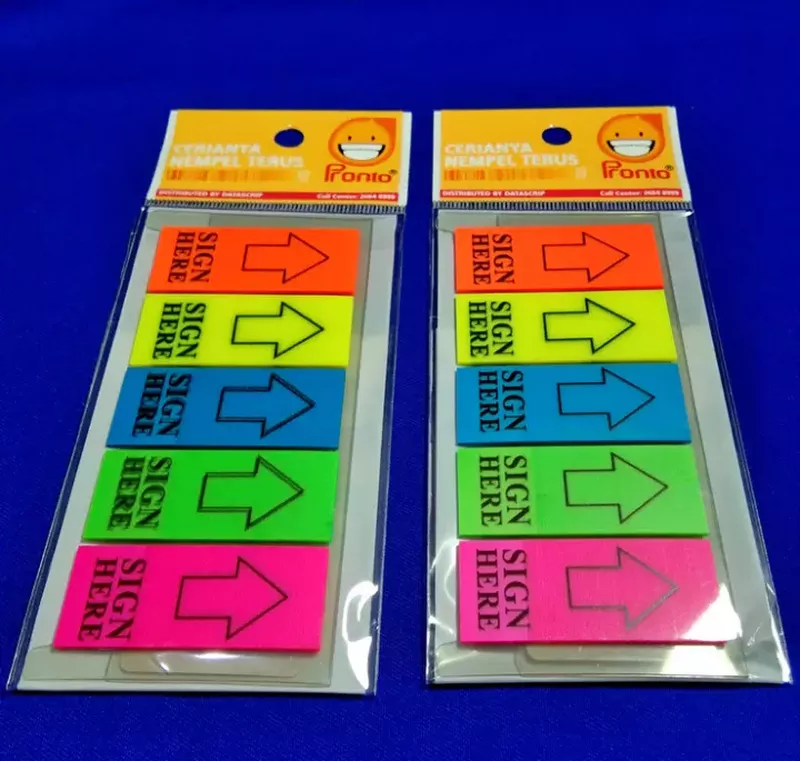 Sticky Note Sign Here Pronto