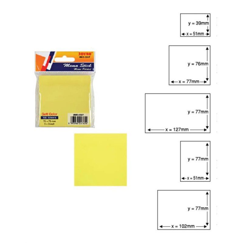 Sticky Note Joyko - 50x75mm