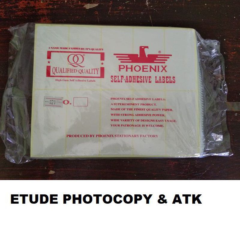 Label Harga No.121 ( Stiker Tempel Putih )