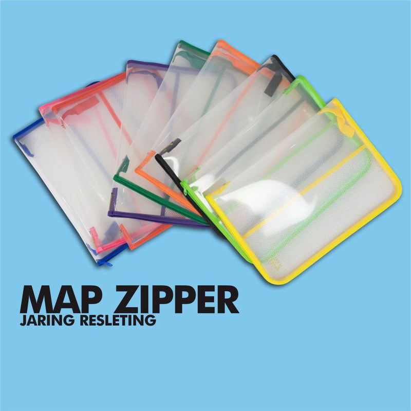 Stopmap Ziper dengan Resleting
