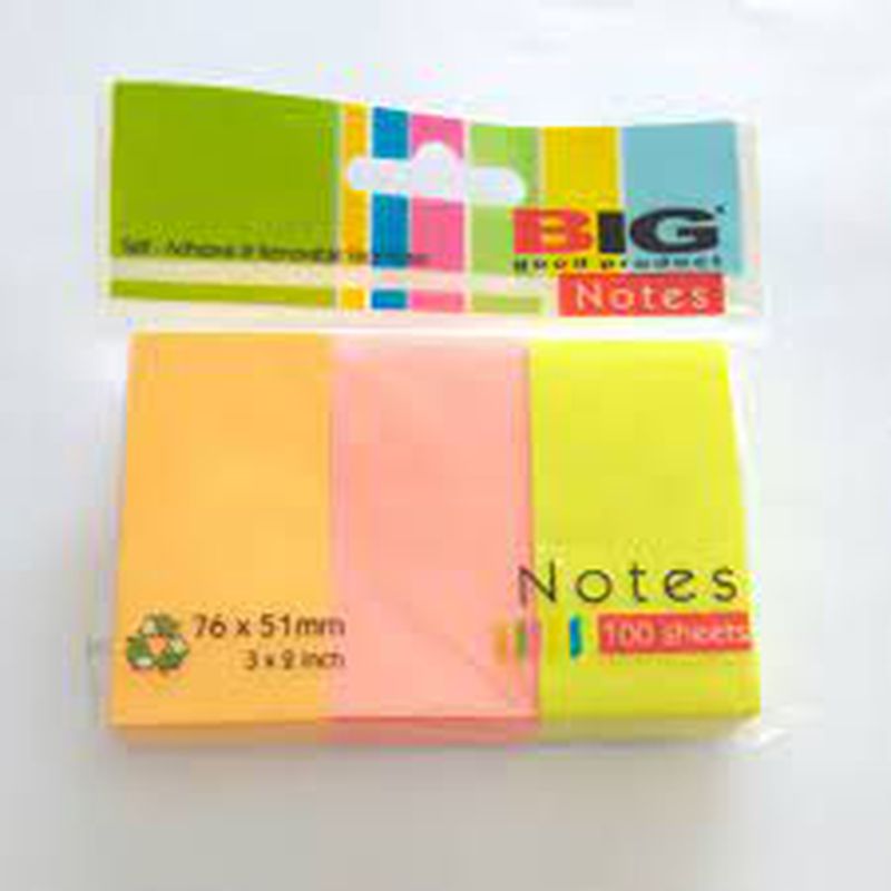 STIKY NOTE 3 X 2 INCH 3 WARNA