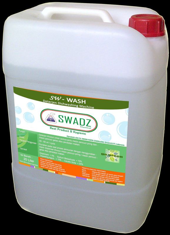 SW WASH ( Dishwasher Machine Detergent ) 20LITER