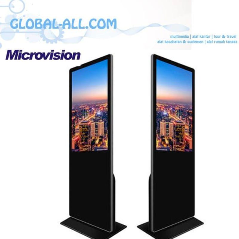 Panel Informasi Microvision MV-U43SK-A 43 Inch Android Standing