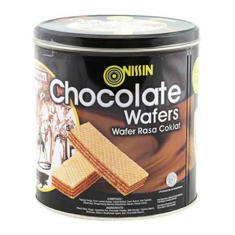 Nissin Chocolate Wafer - Kaleng