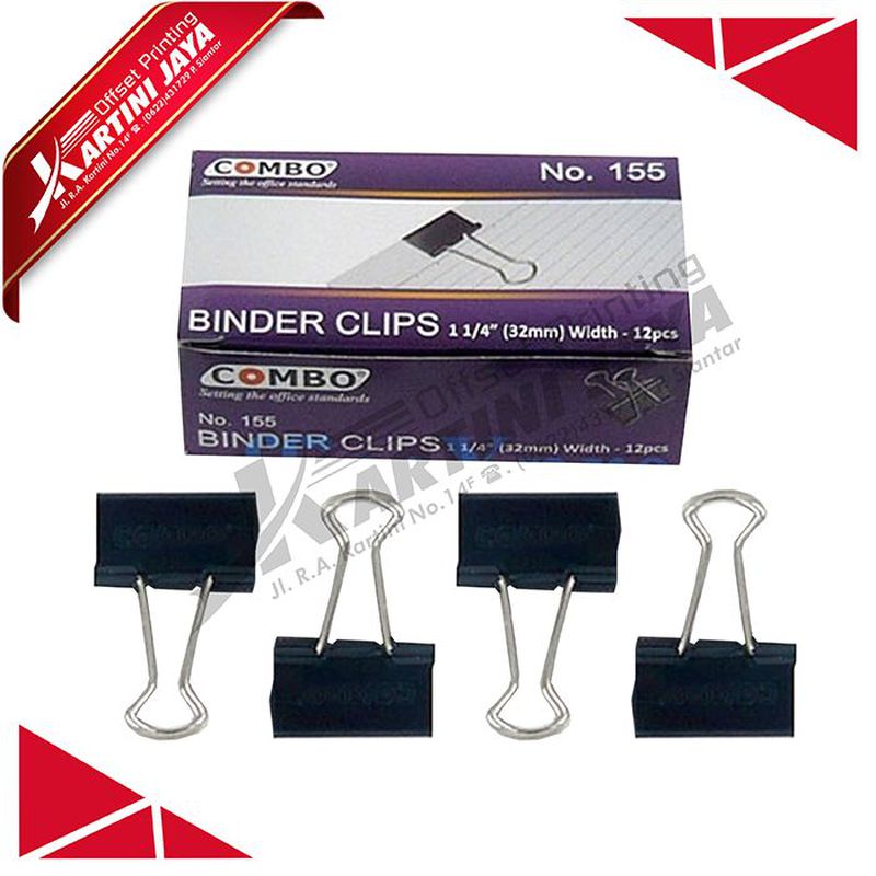 BINDER CLIP NO. 155 COMBO
