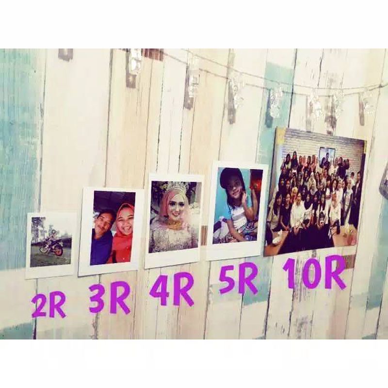 cetak foto dengan ukuran 16RW LUSTER