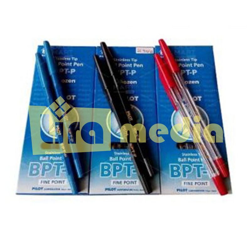 Ballpoint Pilot BPT-P (Kotak) - Merah