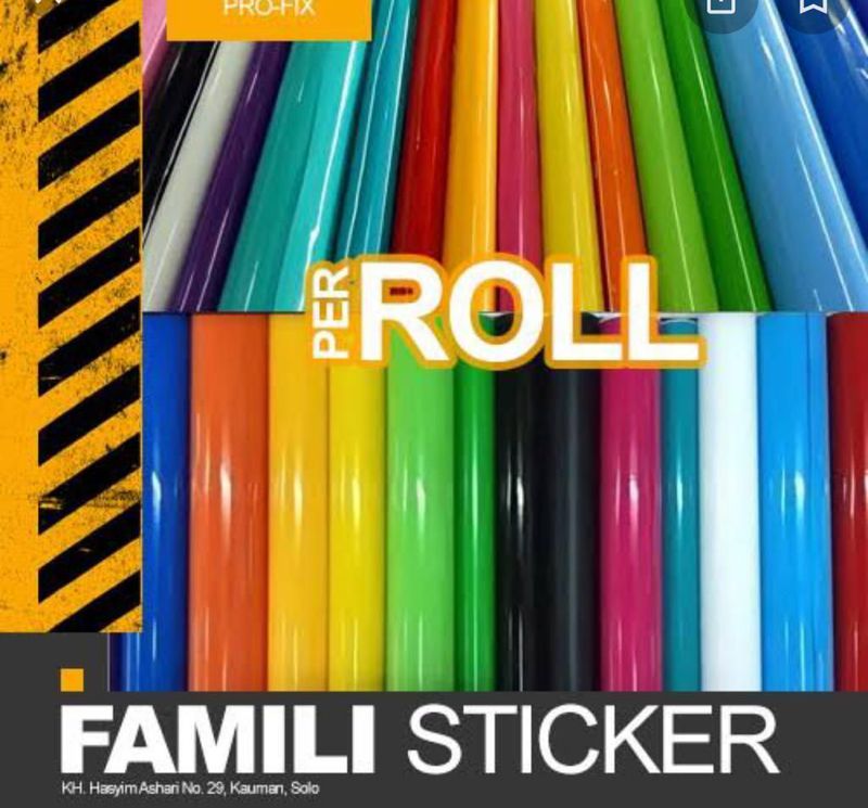 Stiker Roll Warna