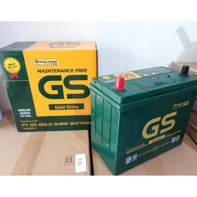 Aki Mobil Gs Mf Ns60 Aki Kering 12V 45Ah
