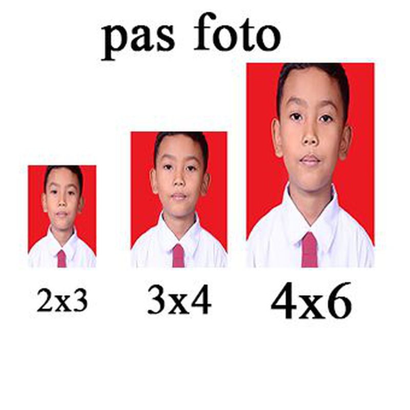 cetak pas foto 4x6 + edit