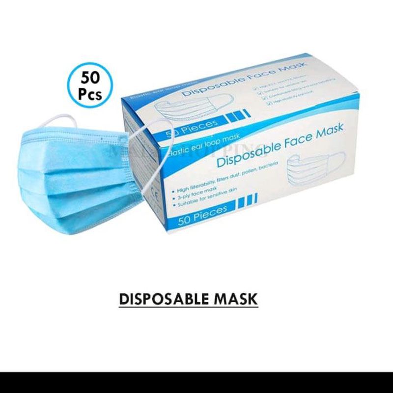 Masker 3 Ply with earloop