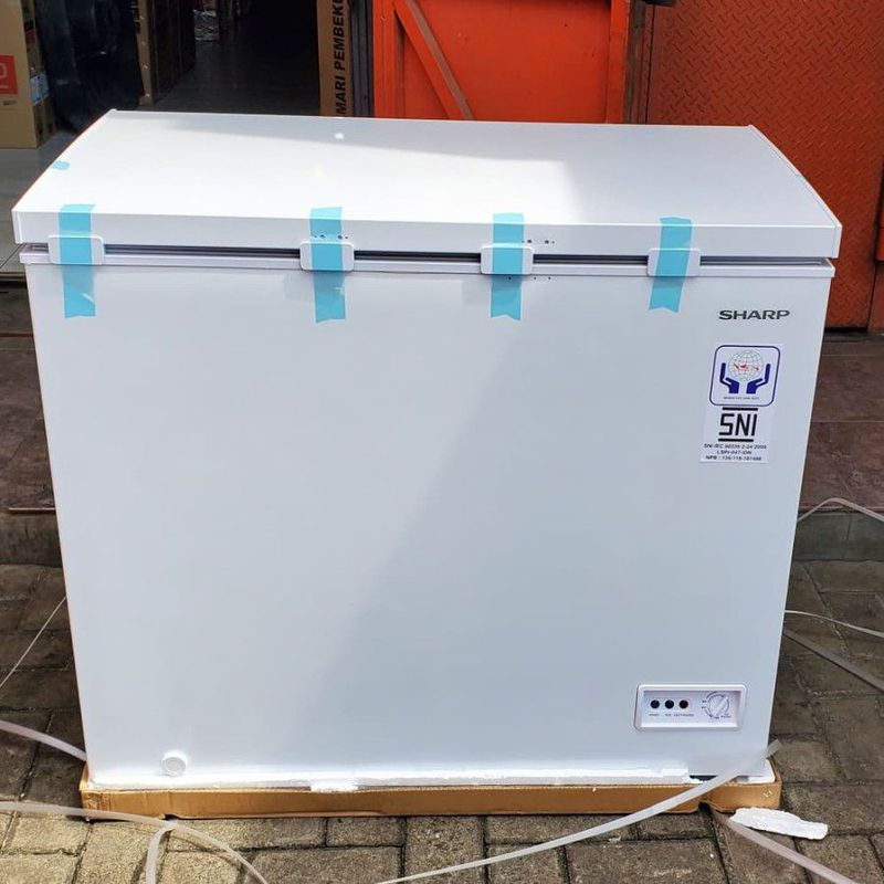 Chest Freezer Box Sharp FRV210X 200 Liter