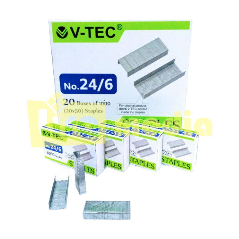 Isi Staples / Stapler No. 3 V Tec (Box isi 20 Kotak)