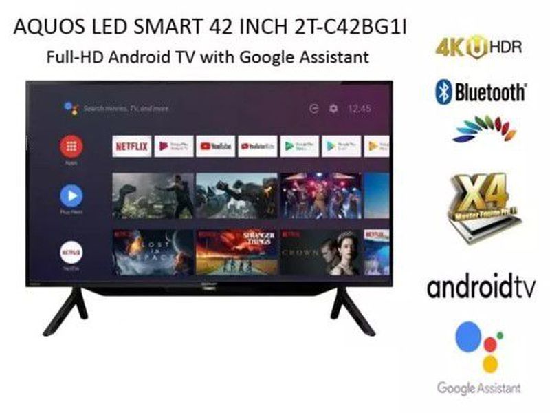 TV Sharp 42 Inch 2T-C42BG1i / 42BG1 FullHD Android 9.0 HDMI USB