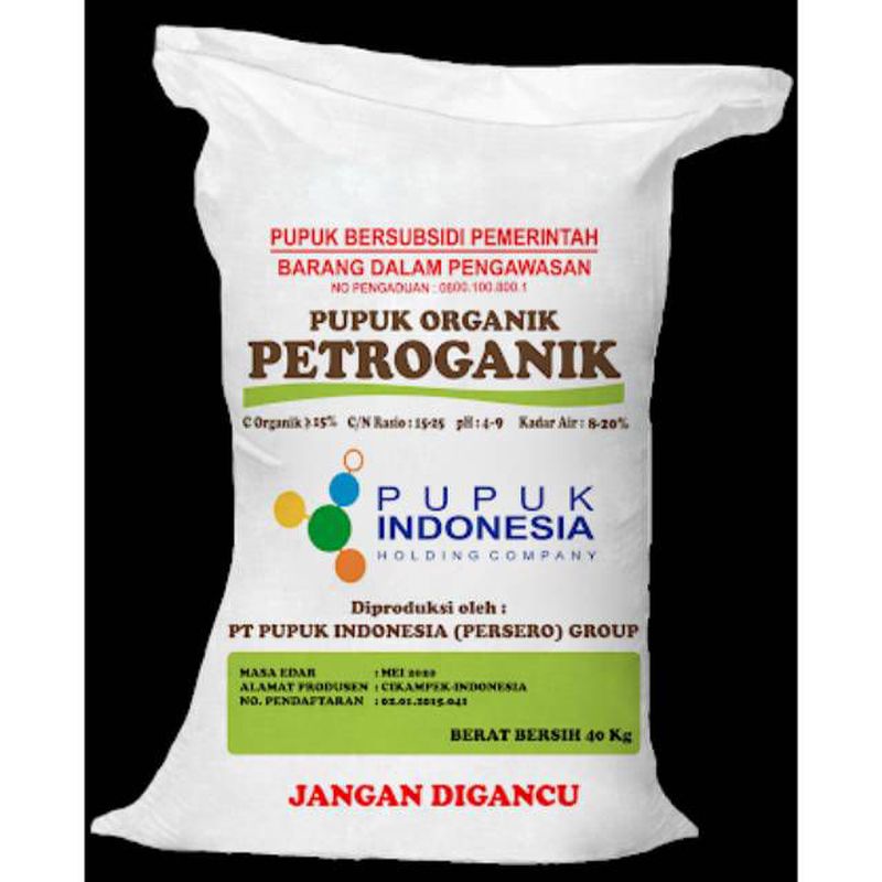Pupuk Organik Petroganik kemasan 40 kg