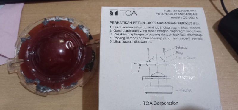 Spul Speaker TOA by CV Utama Karya Sari